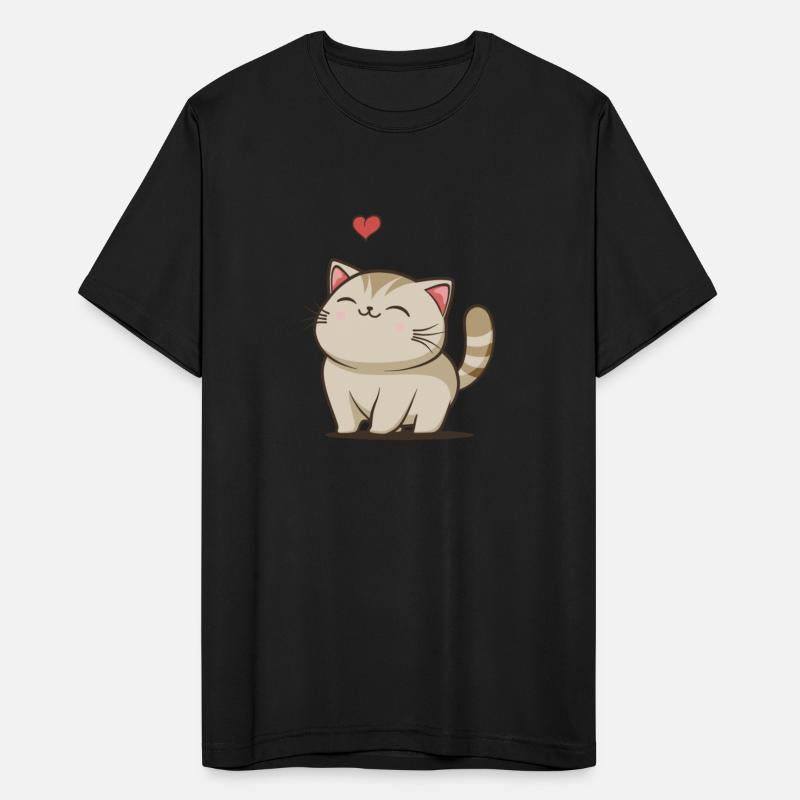 Adorable and charming kawaii kitty cat