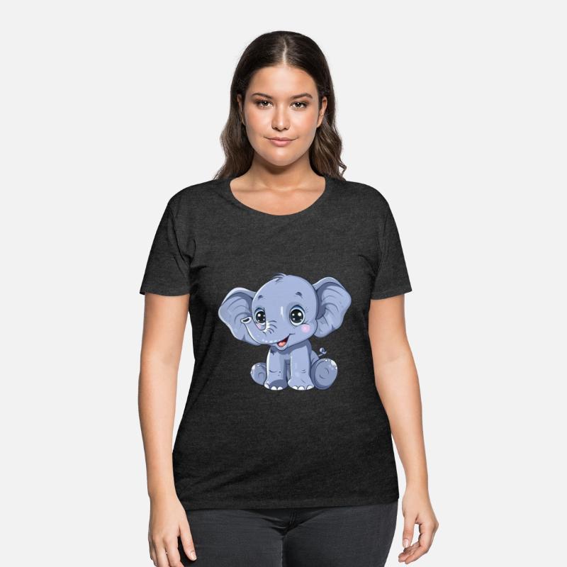 Adorable Baby Elephant With Big Eyes