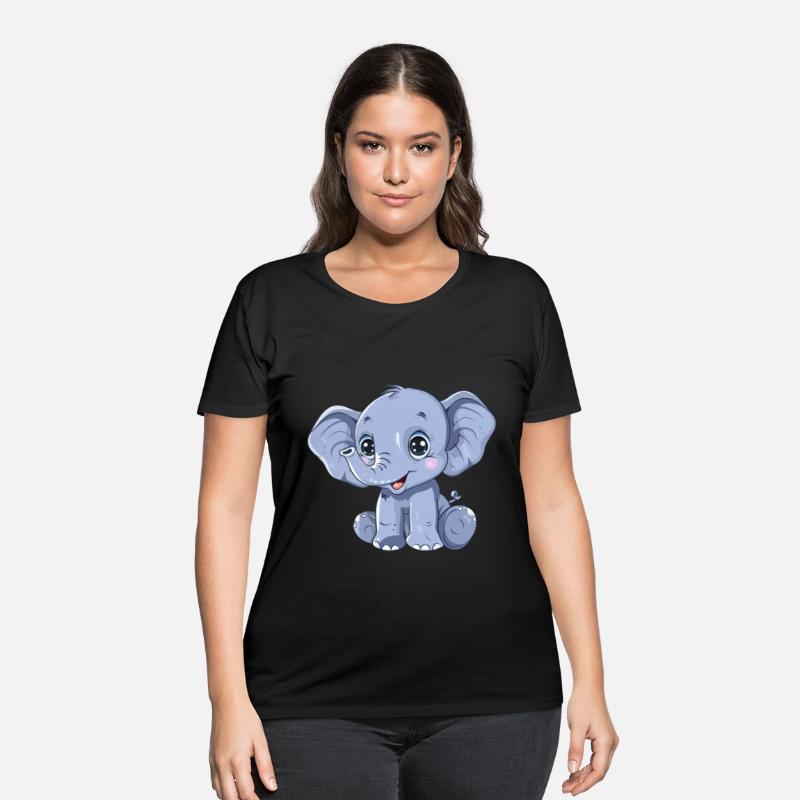 Adorable Baby Elephant With Big Eyes