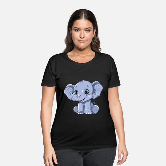 Adorable Baby Elephant With Big Eyes