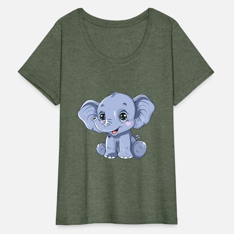 Adorable Baby Elephant With Big Eyes