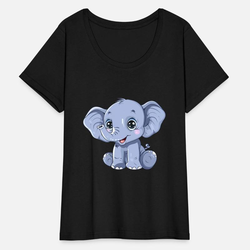 Adorable Baby Elephant With Big Eyes