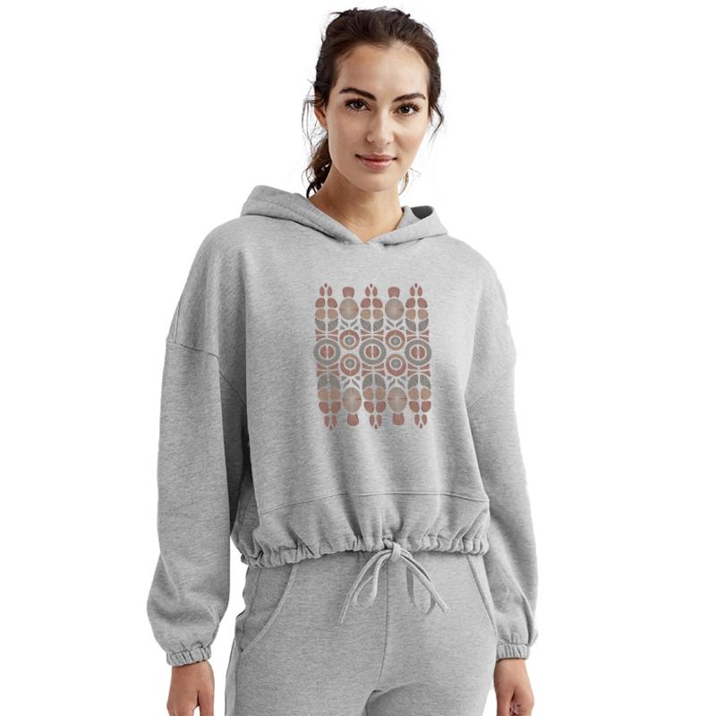 African Boho Pattern: Tribal Circles and Lines