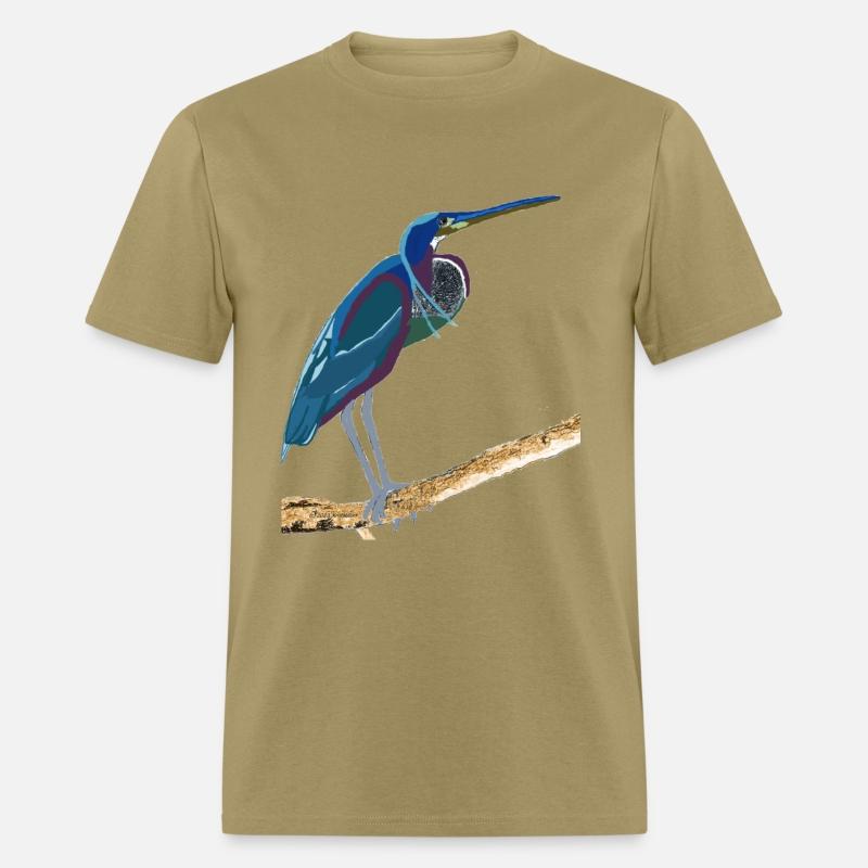 Agami Heron Bird Art