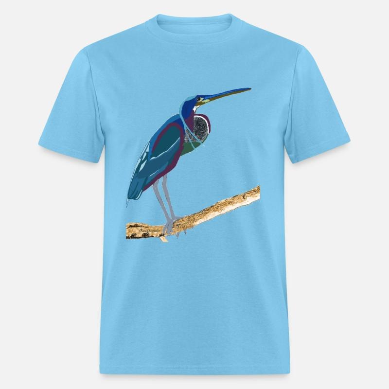 Agami Heron Bird Art