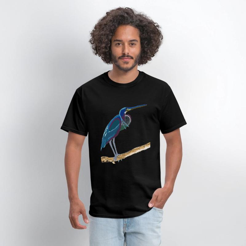 Agami Heron Bird Art