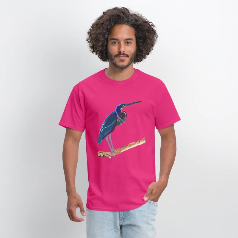 Agami Heron Bird Art