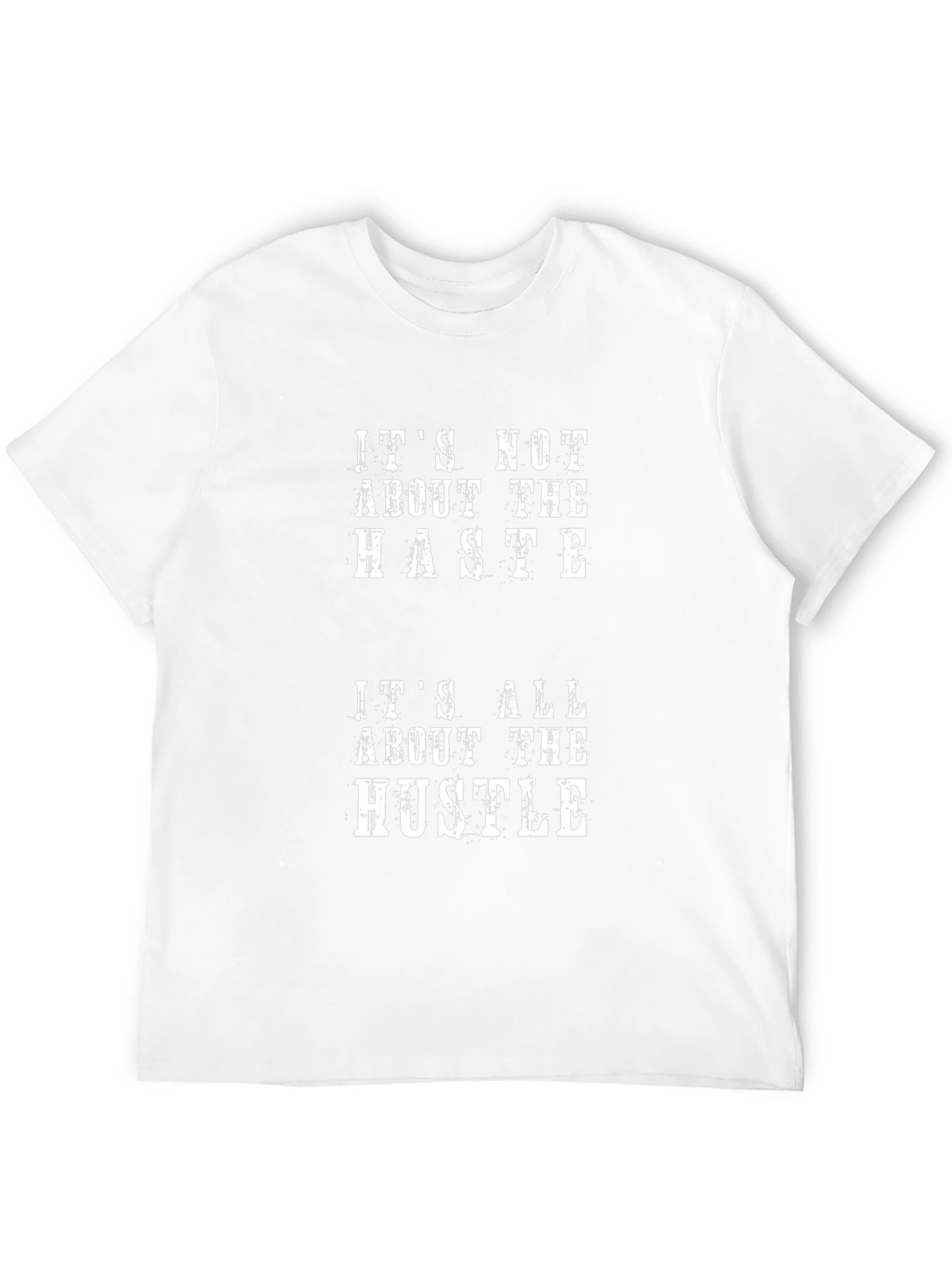 Hustle Graphic Print Black T-Shirt