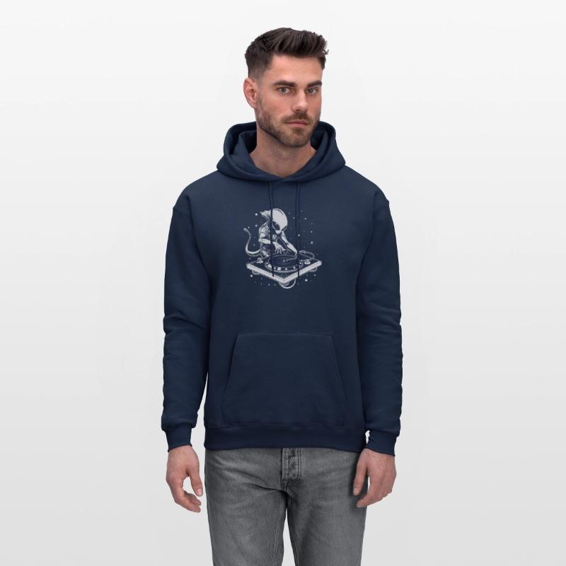 Alien Playing Turn Table Party