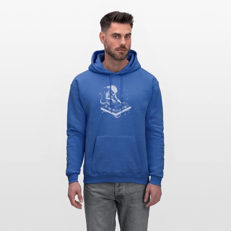 Alien Playing Turn Table Party