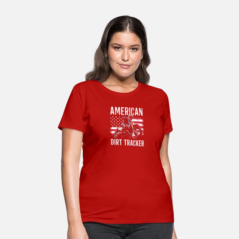 American Dirt Tracker - Flat Track Racing Shirt