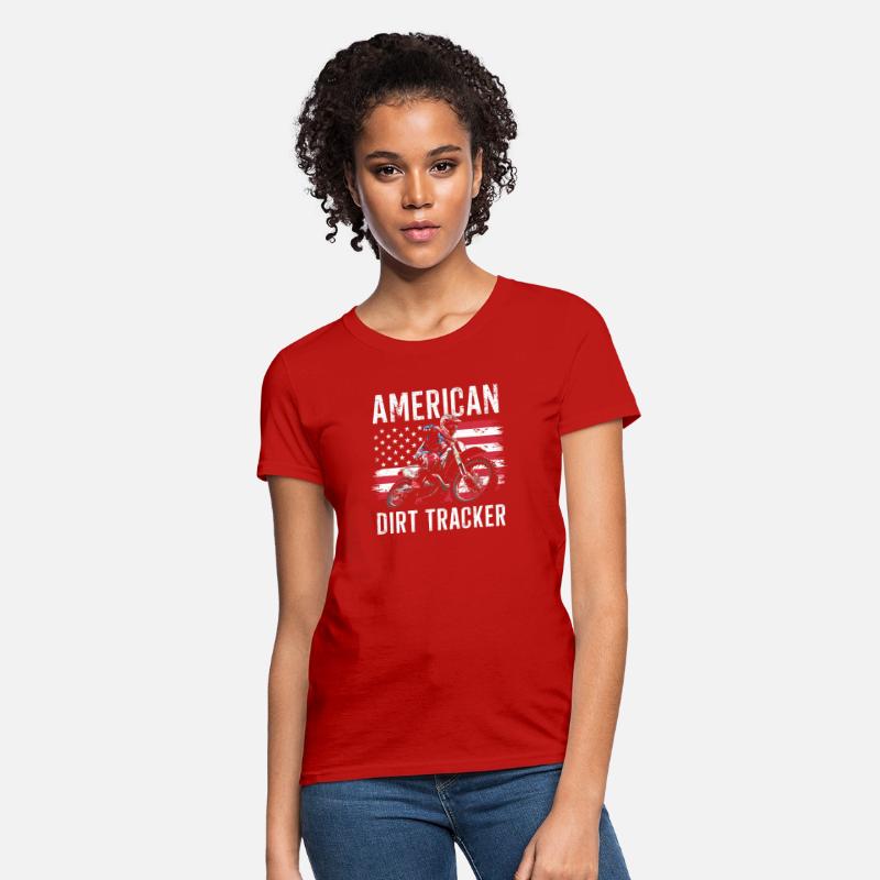 American Dirt Tracker - Flat Track Racing Shirt