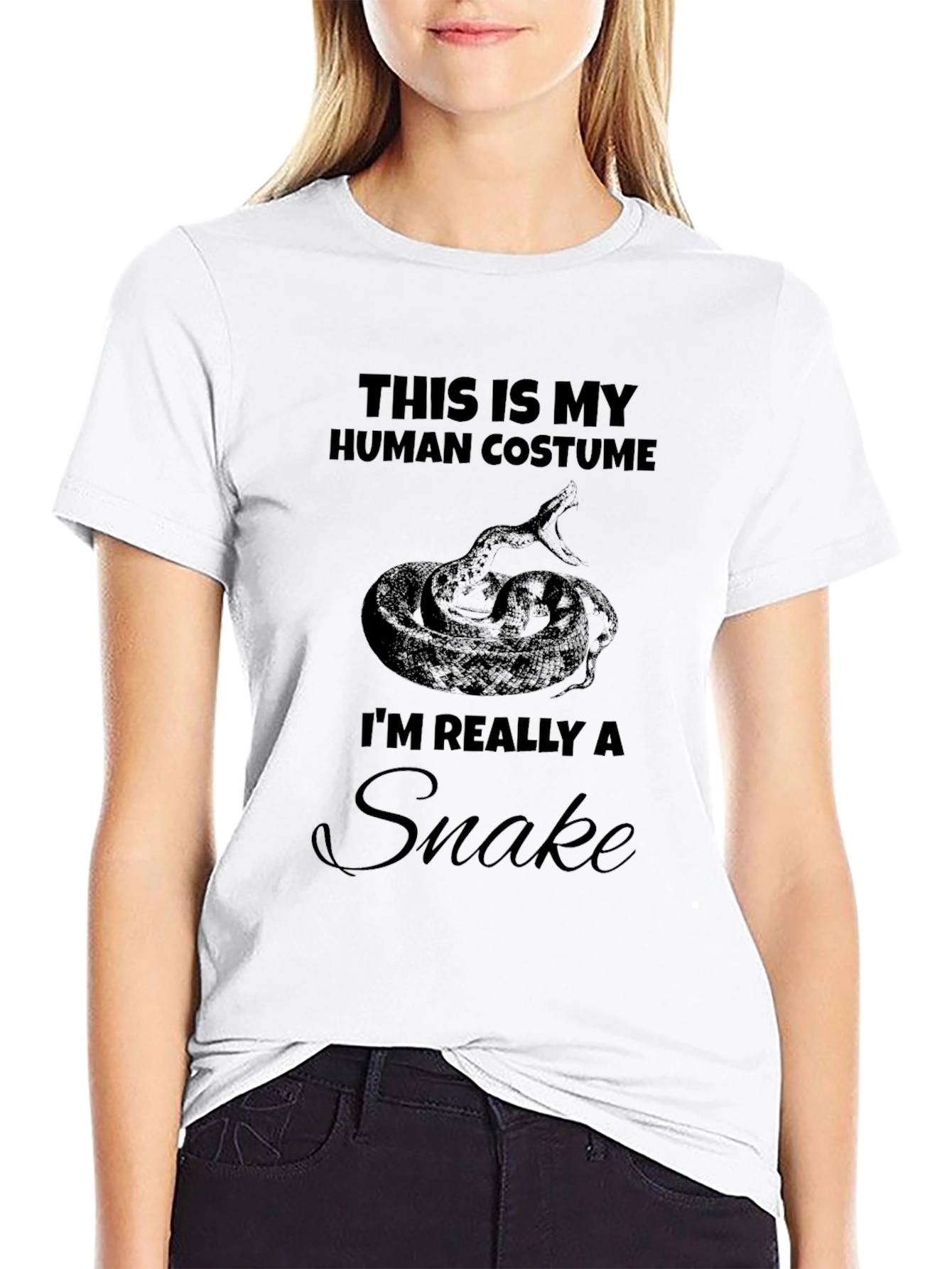 Human Costume Snake T-Shirt