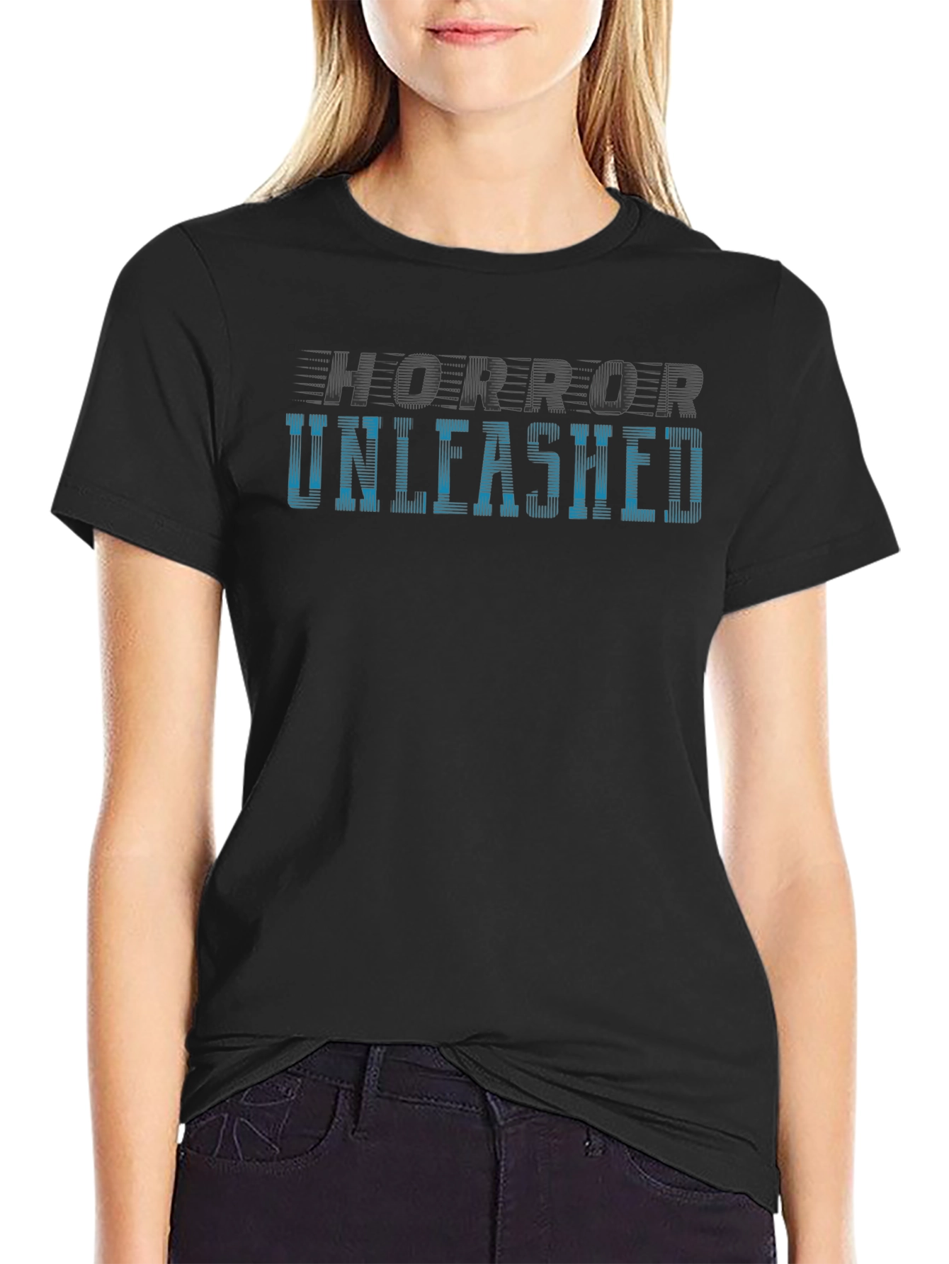 Horror Unleashed Graphic Tee - Black T-Shirt