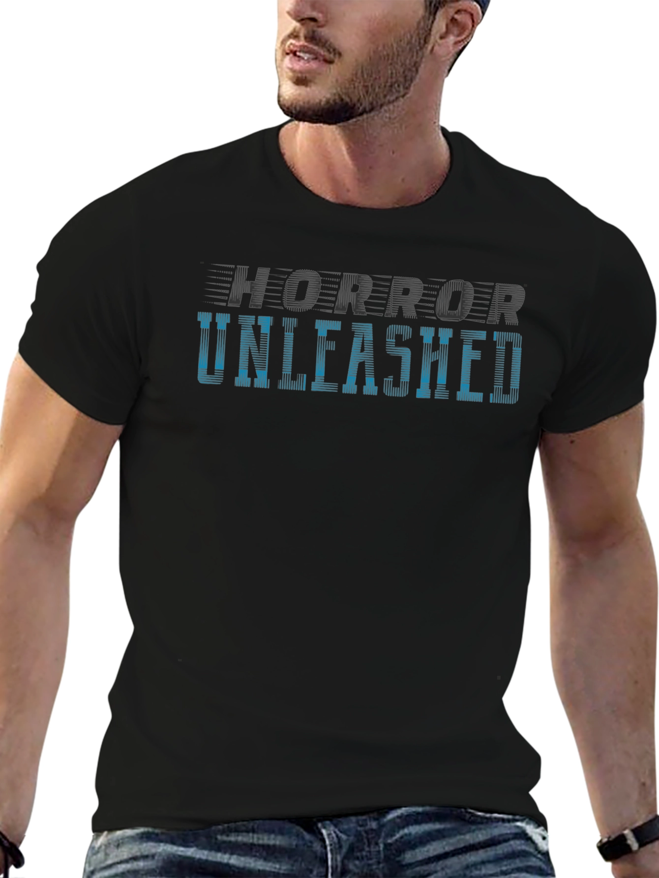 Horror Unleashed Graphic Tee - Black T-Shirt