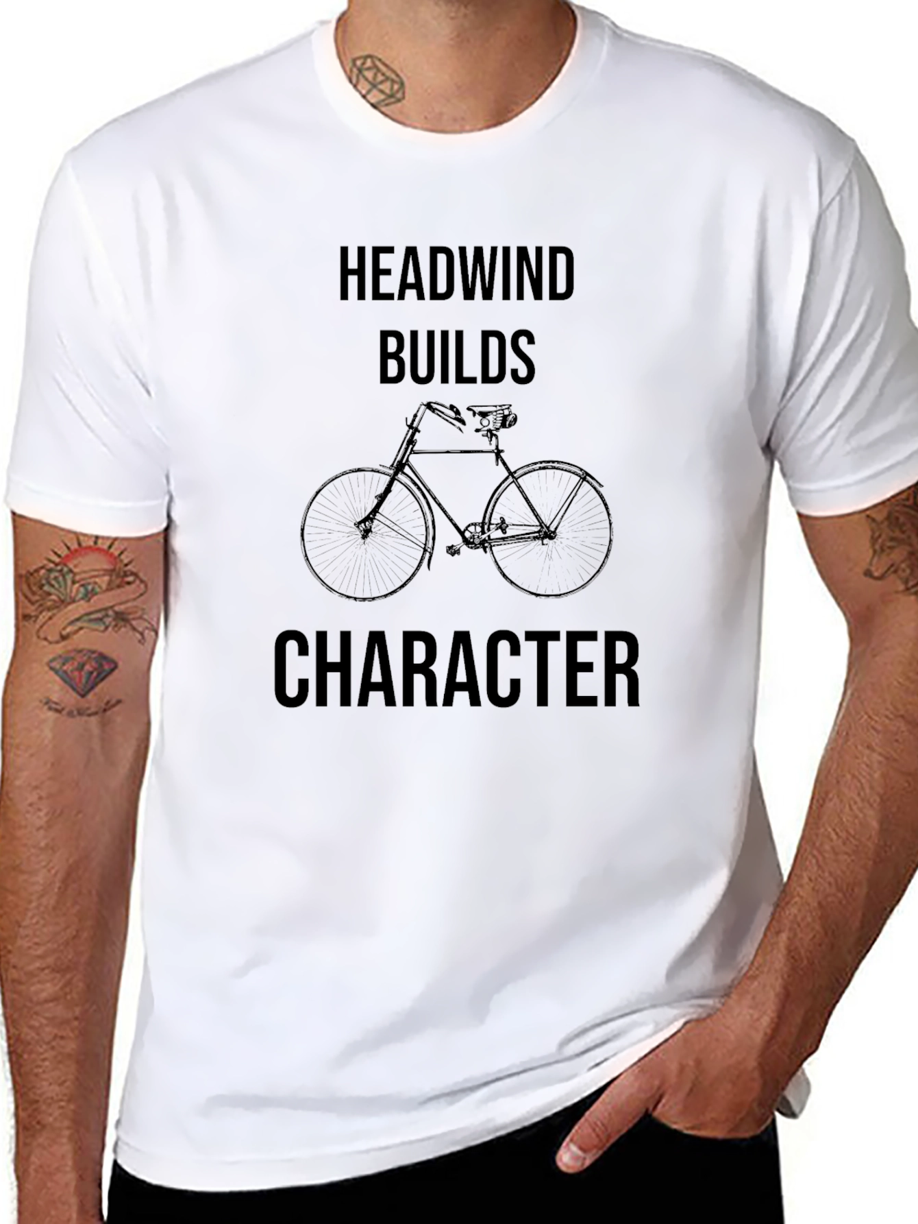 Headwind Builds Character Black T-Shirt