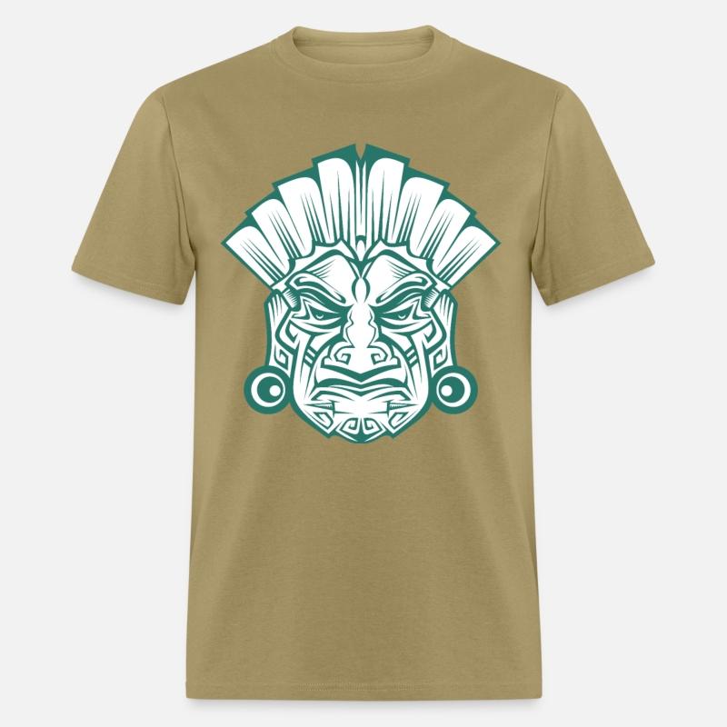 Ancient Mythical Portrait Amerindian Warrior