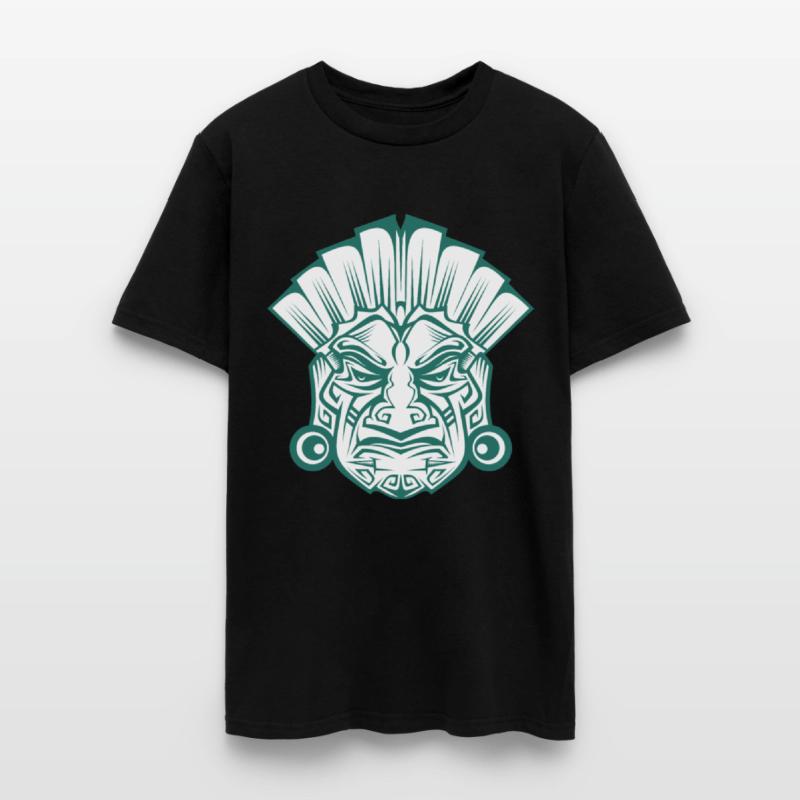 Ancient Mythical Portrait Amerindian Warrior