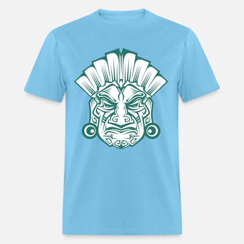 Ancient Mythical Portrait Amerindian Warrior