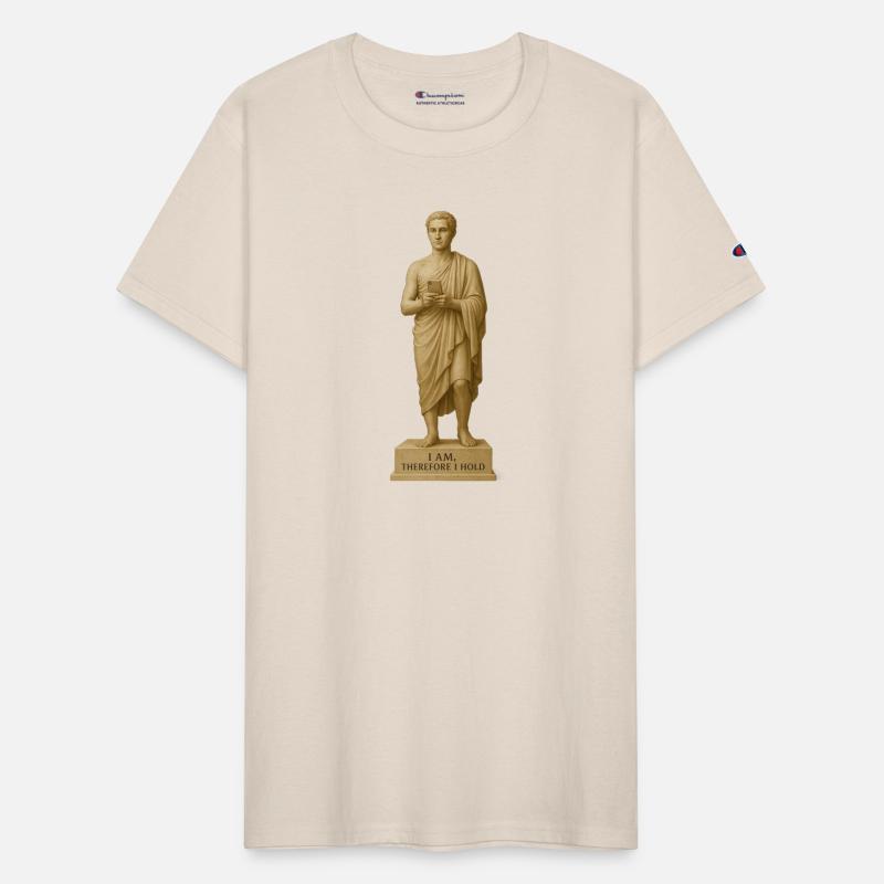 Ancient Philosopher with Smartphone Design