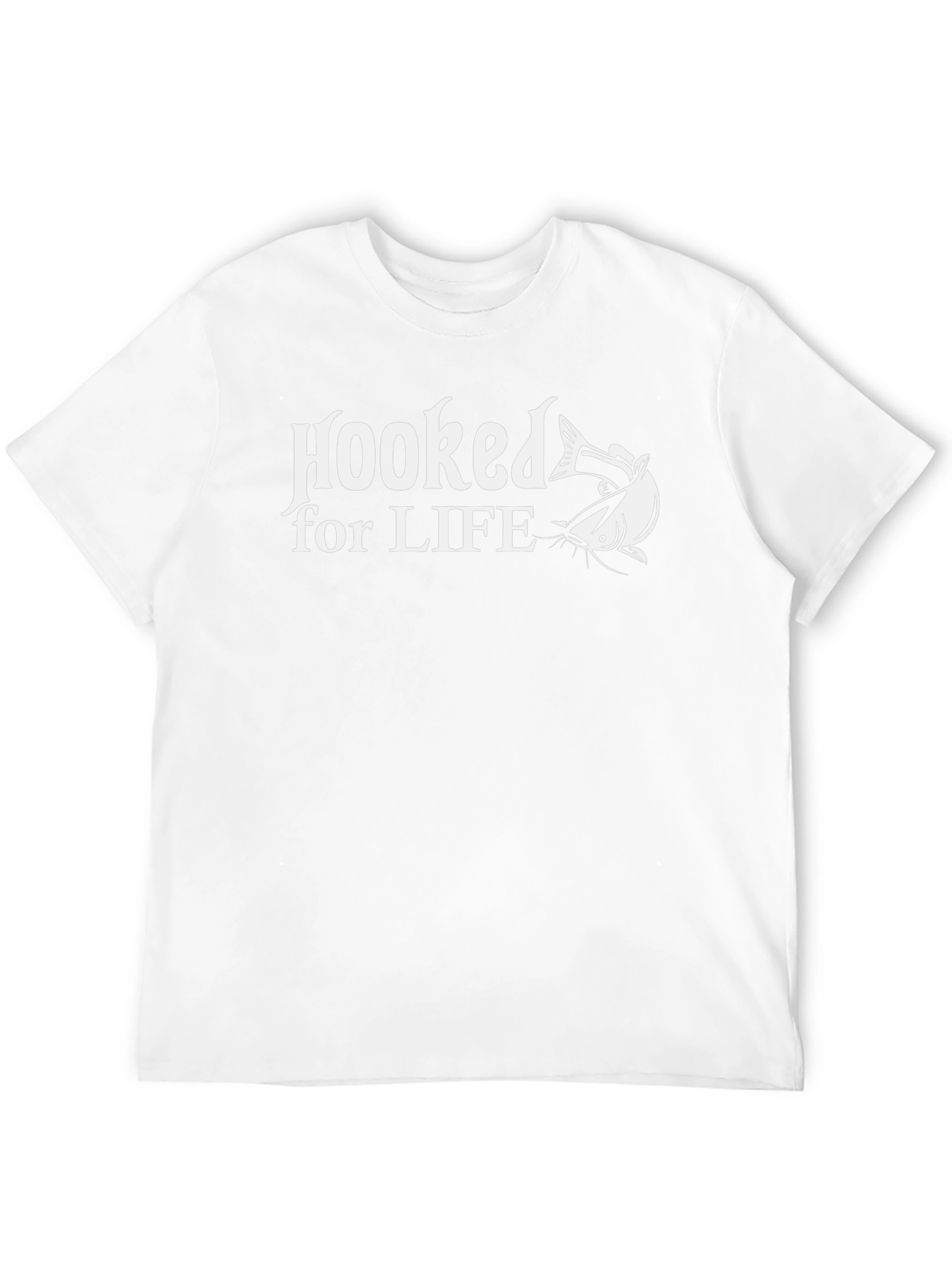 Hooked For Life Graphic T-Shirt Fishing