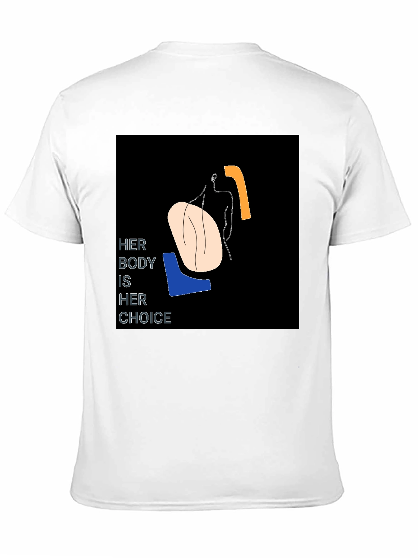 Her Body Her Choice Graphic Tee - Black