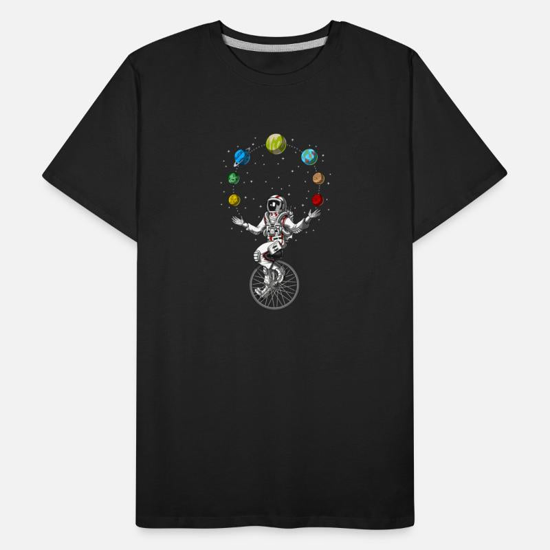 Astronaut Juggling Space Planets