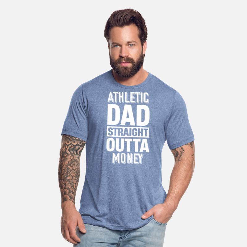 Athletic Dad Straight Outta Money Football