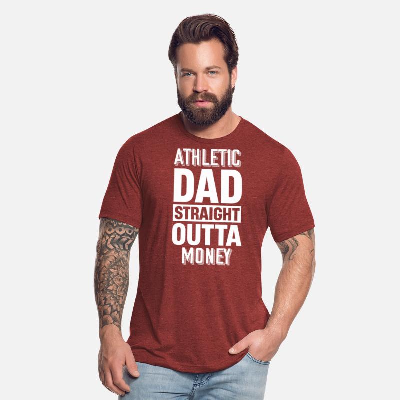 Athletic Dad Straight Outta Money Football