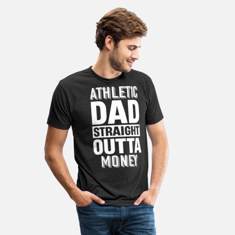 Athletic Dad Straight Outta Money Football