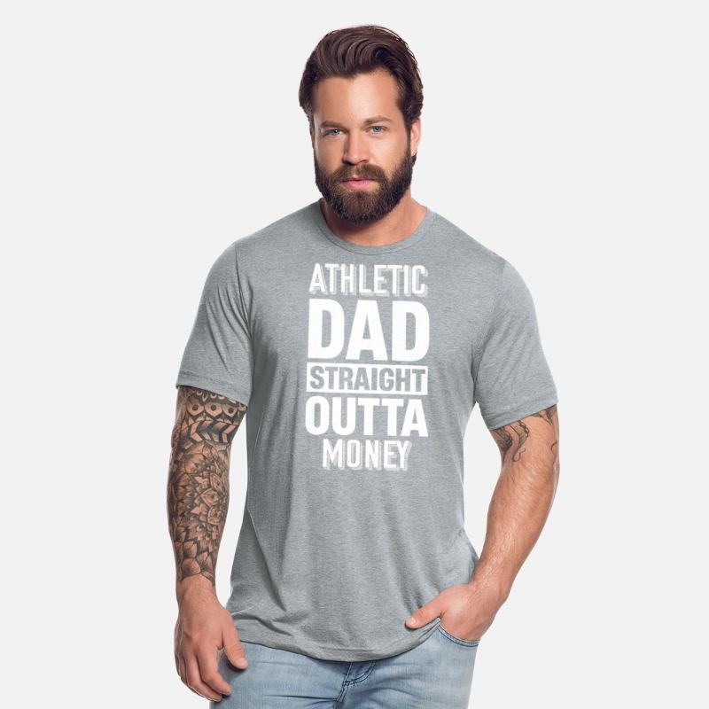 Athletic Dad Straight Outta Money Football