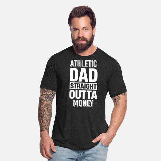 Athletic Dad Straight Outta Money Football