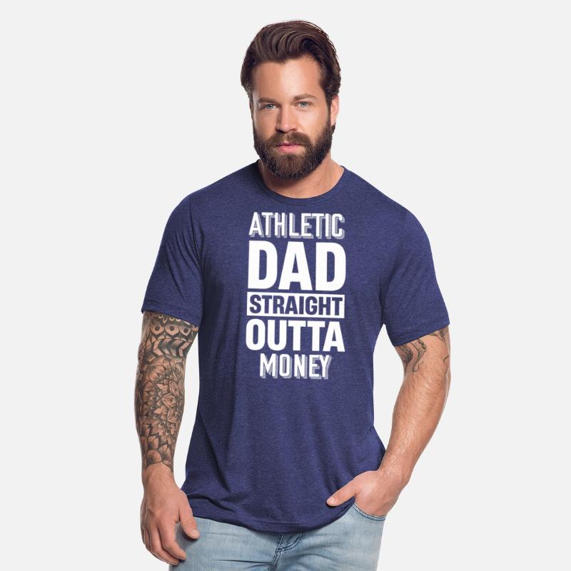 Athletic Dad Straight Outta Money Football