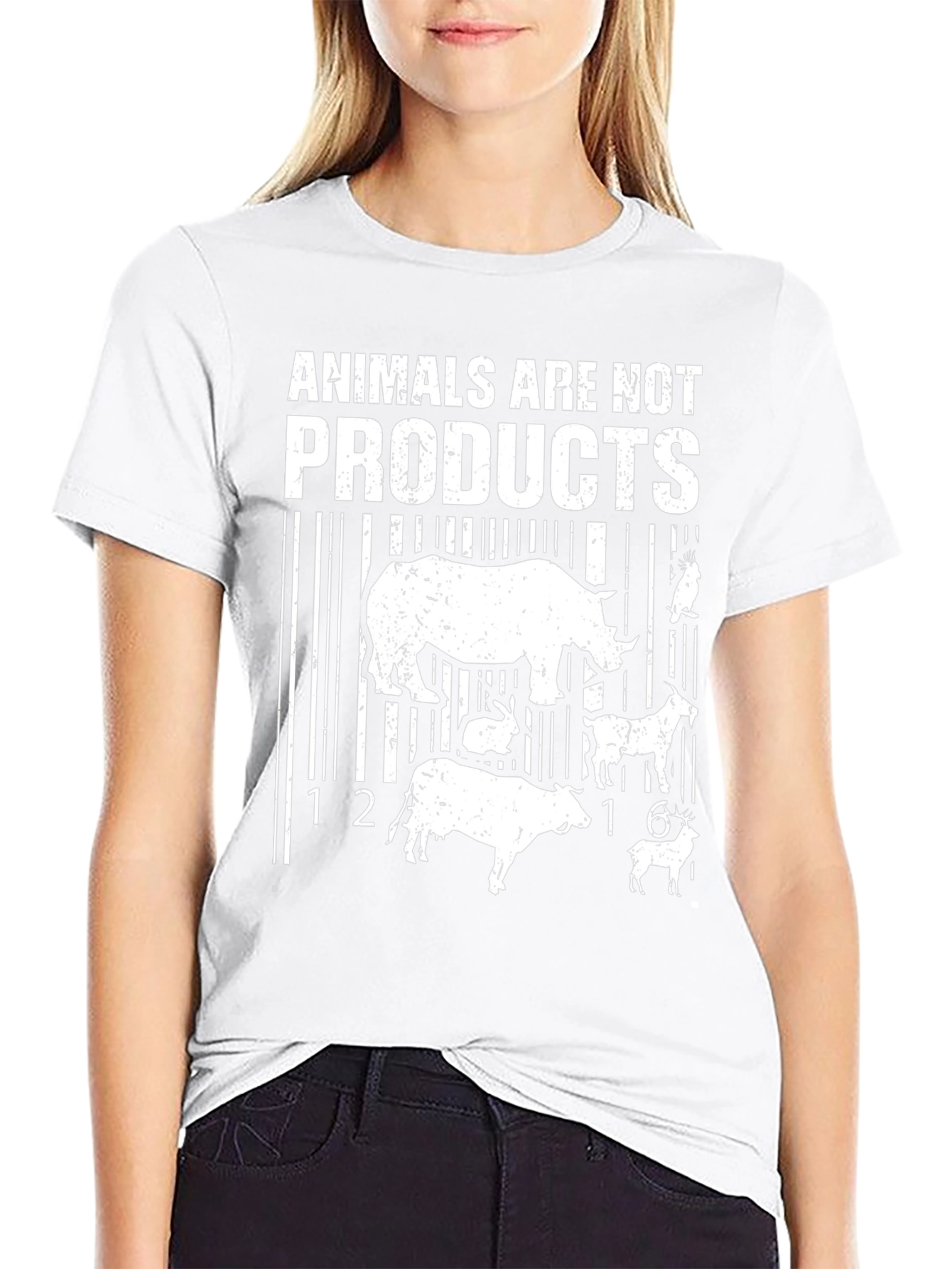Animals Are Not Products Graphic Tee - Vegan Activism