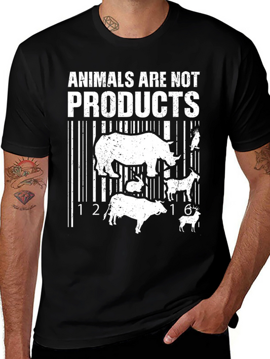 Animals Are Not Products Graphic Tee - Vegan Activism
