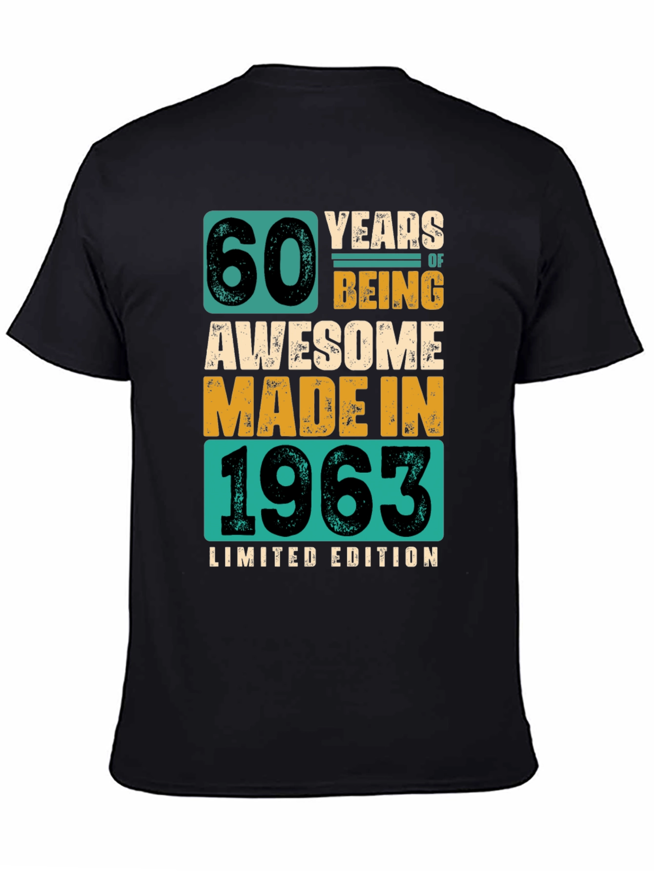 60 Years Awesome 1963 Limited Edition T-Shirt