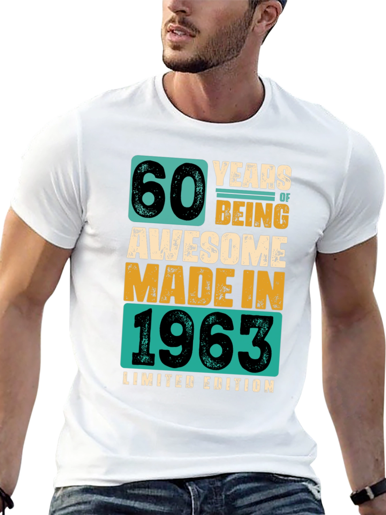60 Years Awesome 1963 Limited Edition T-Shirt