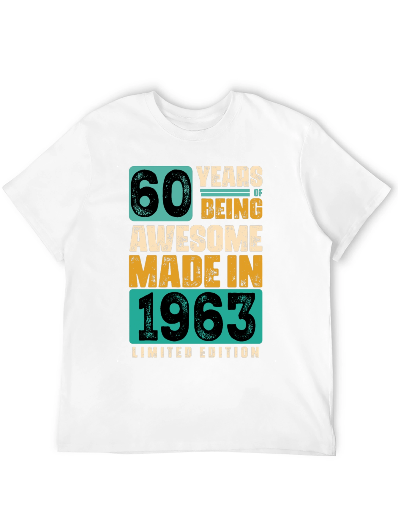 60 Years Awesome 1963 Limited Edition T-Shirt