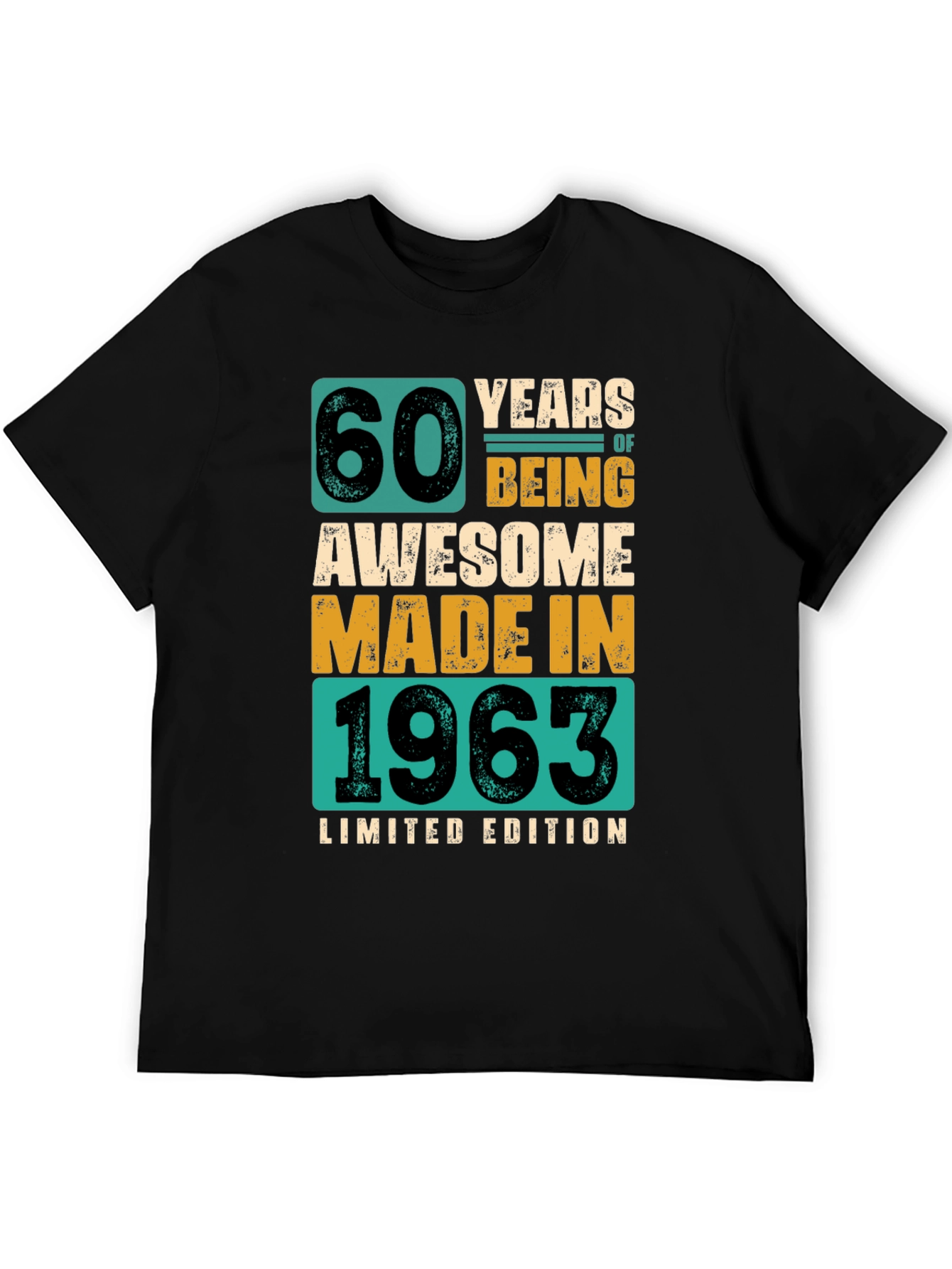 60 Years Awesome 1963 Limited Edition T-Shirt