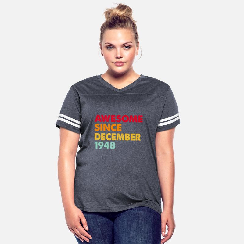 Awesome Since DECEMBER 1948 74 th Birthday Gifts