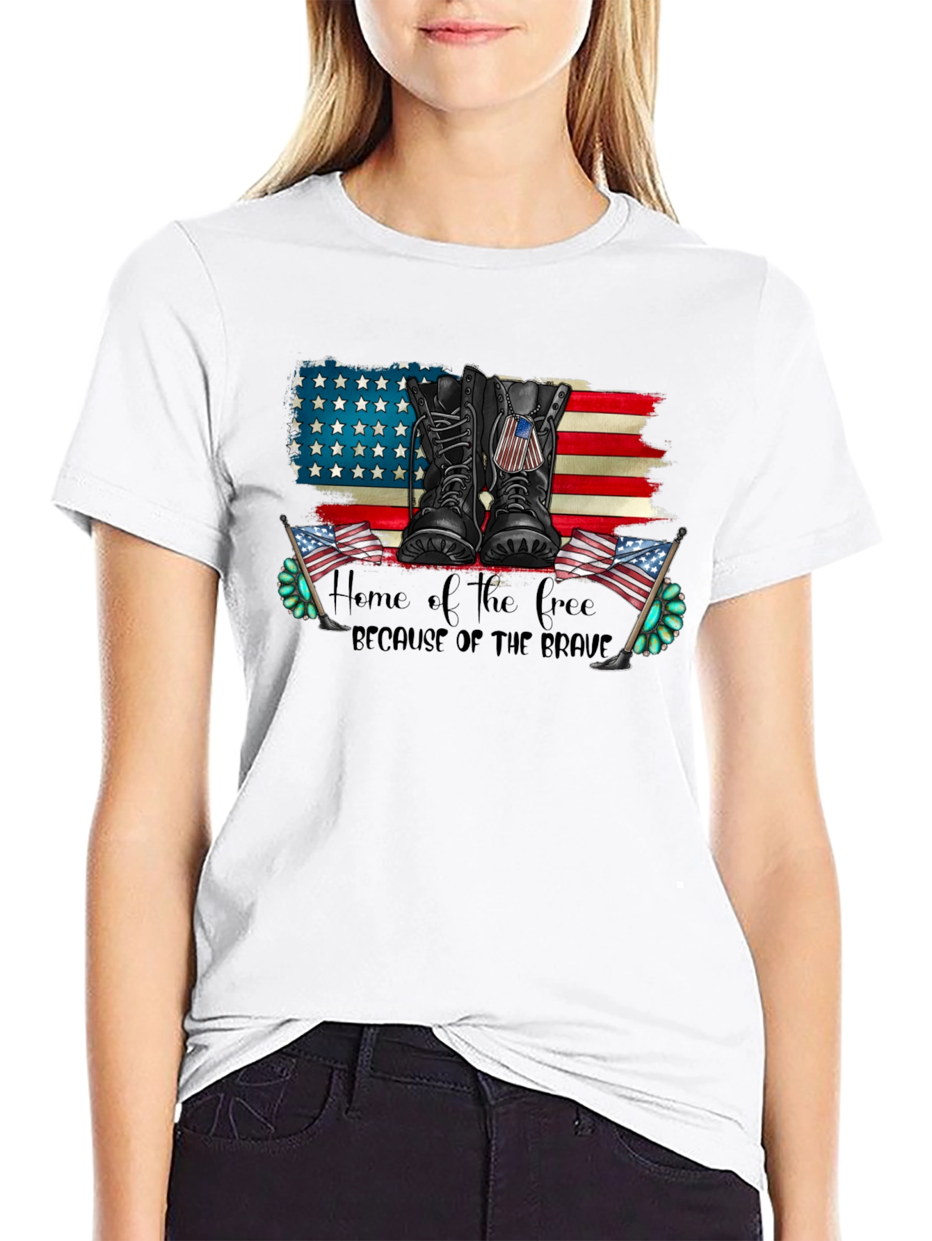 Home of the Free Graphic Tee