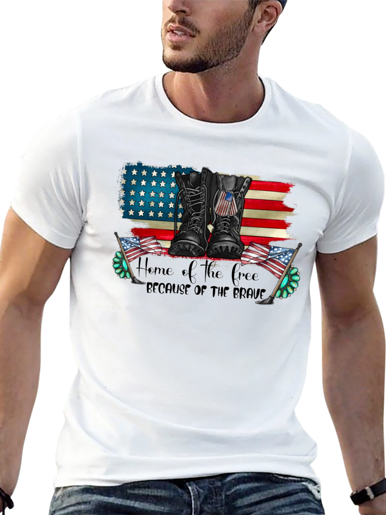 Home of the Free Graphic Tee