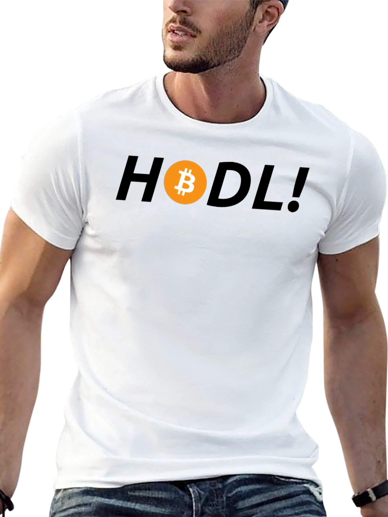 HODL Bitcoin Crypto T-Shirt - Black