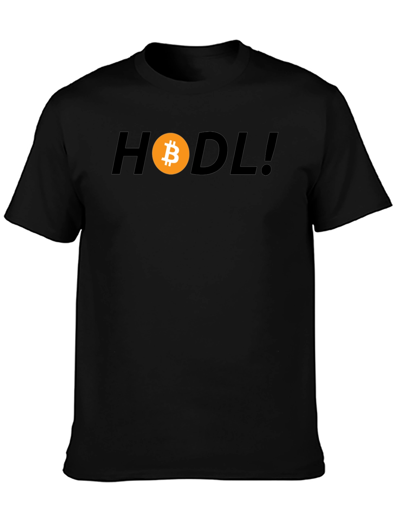 HODL Bitcoin Crypto T-Shirt - Black