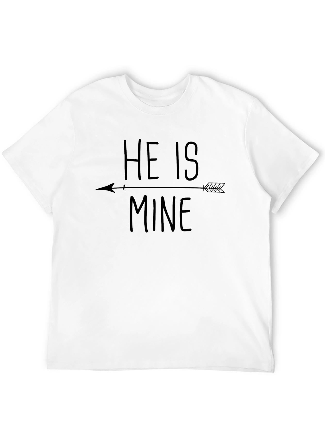 He Is Mine Matching Couple T-Shirt