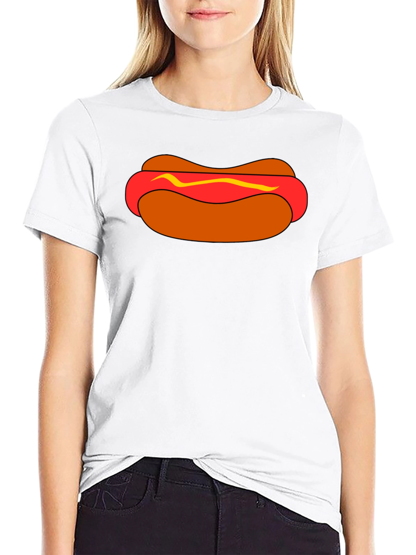 Hot Dog Graphic Tee - Funny Casual T-Shirt
