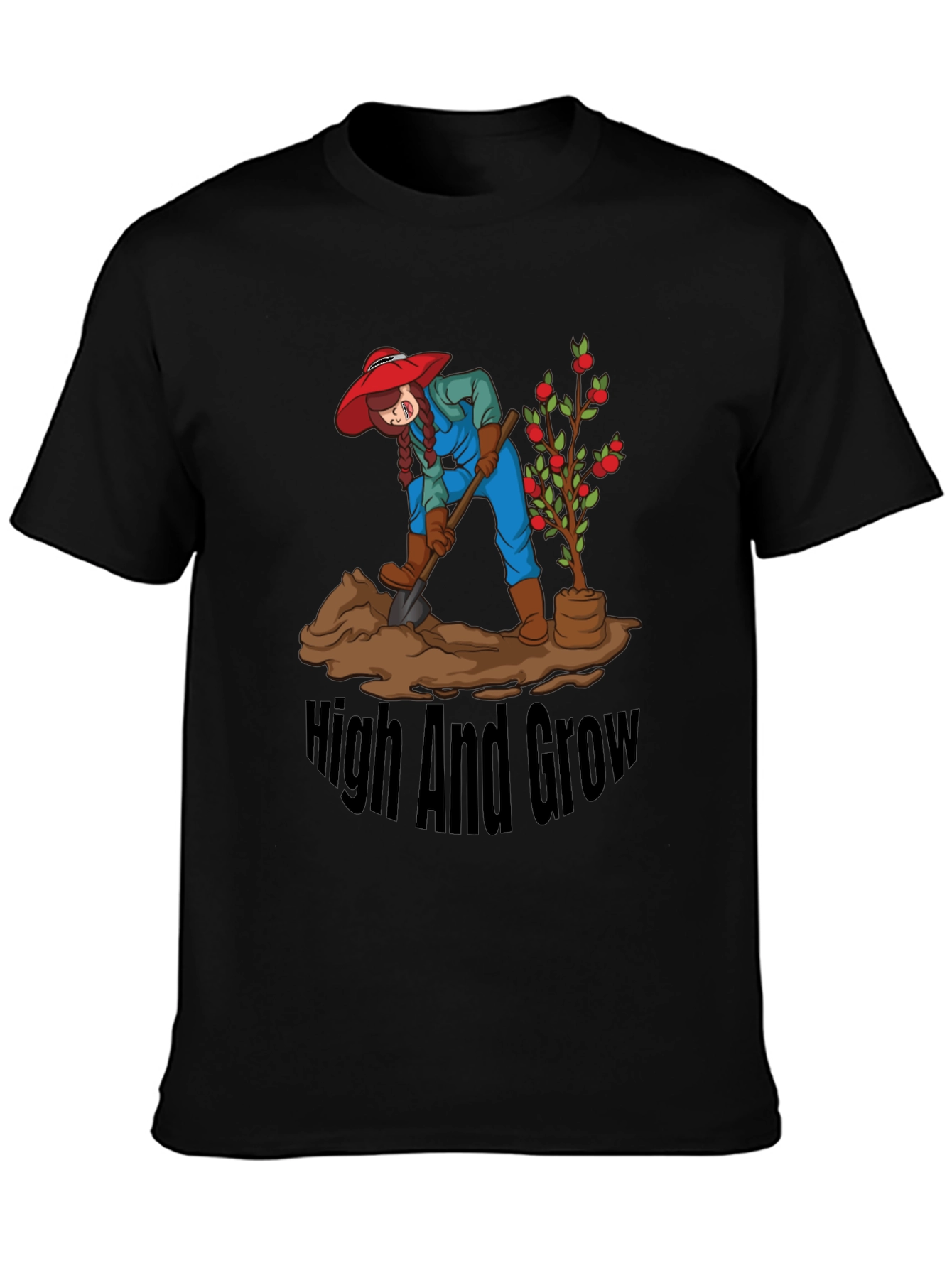 High And Grow Graphic T-Shirt