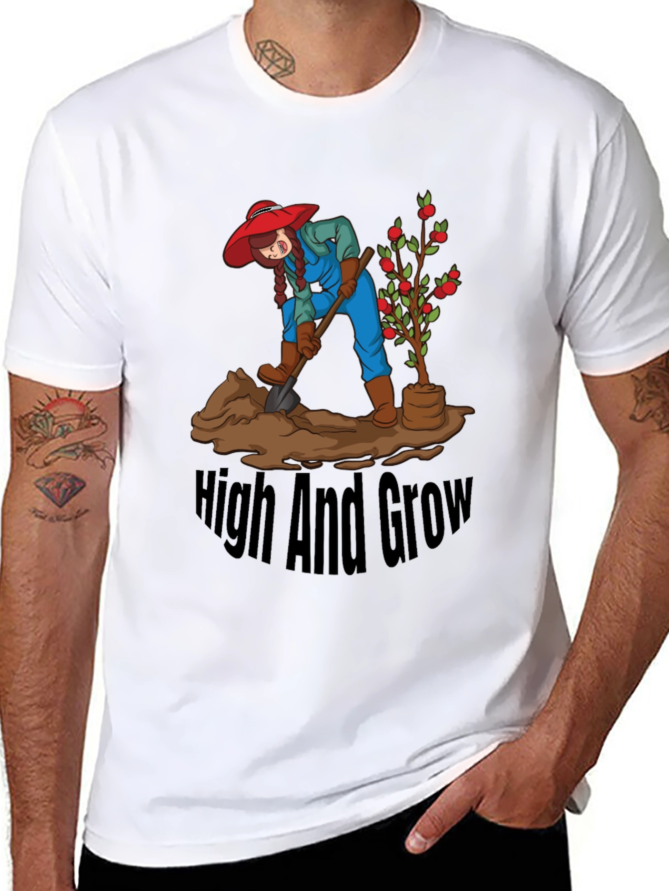 High And Grow Graphic T-Shirt