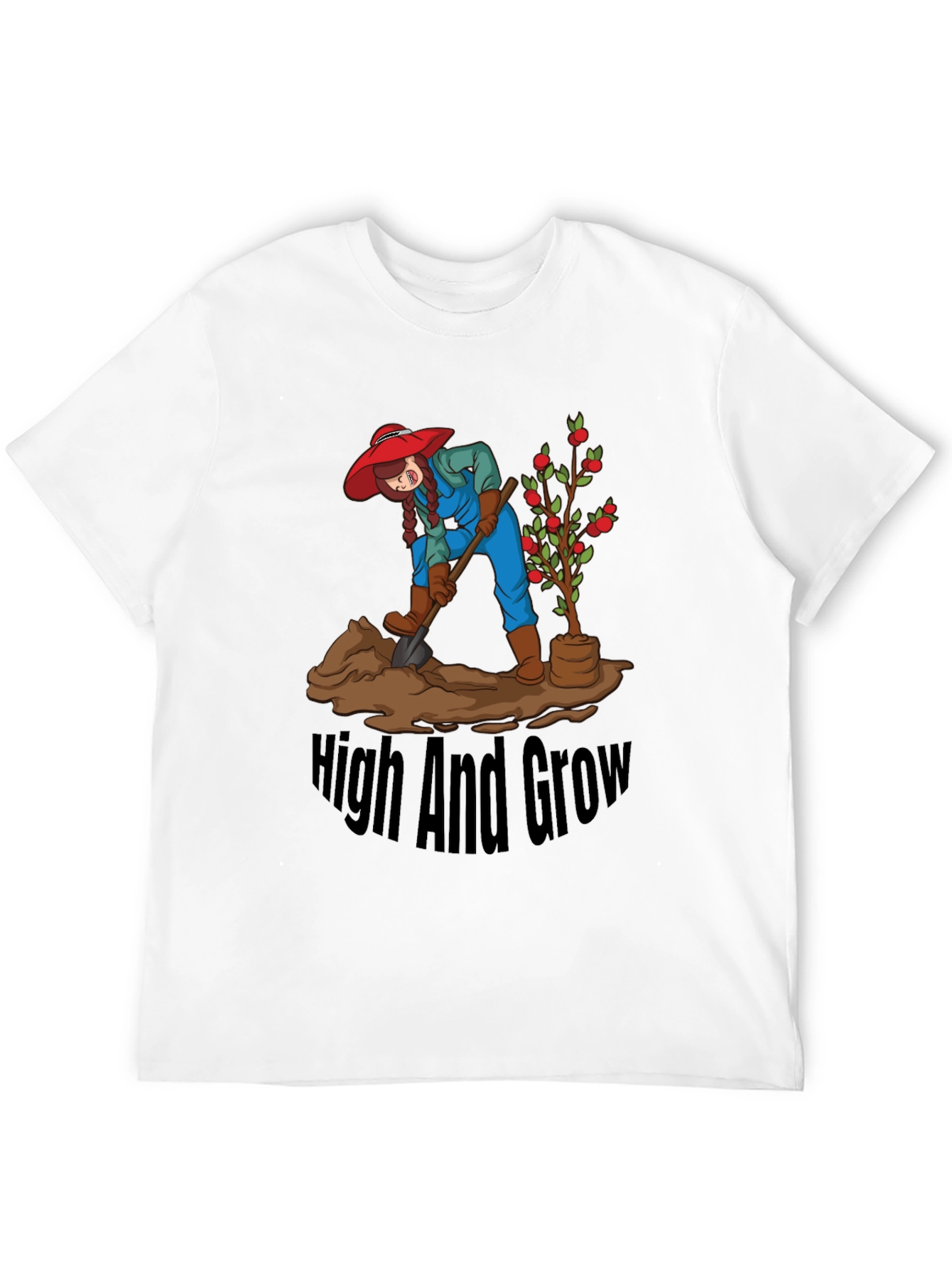 High And Grow Graphic T-Shirt