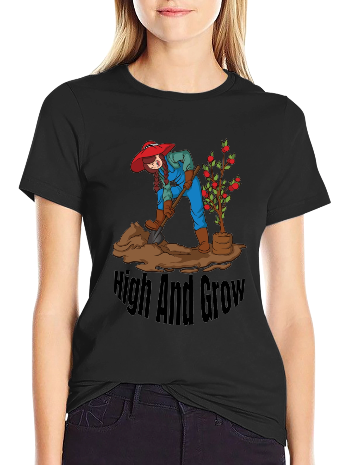 High And Grow Graphic T-Shirt